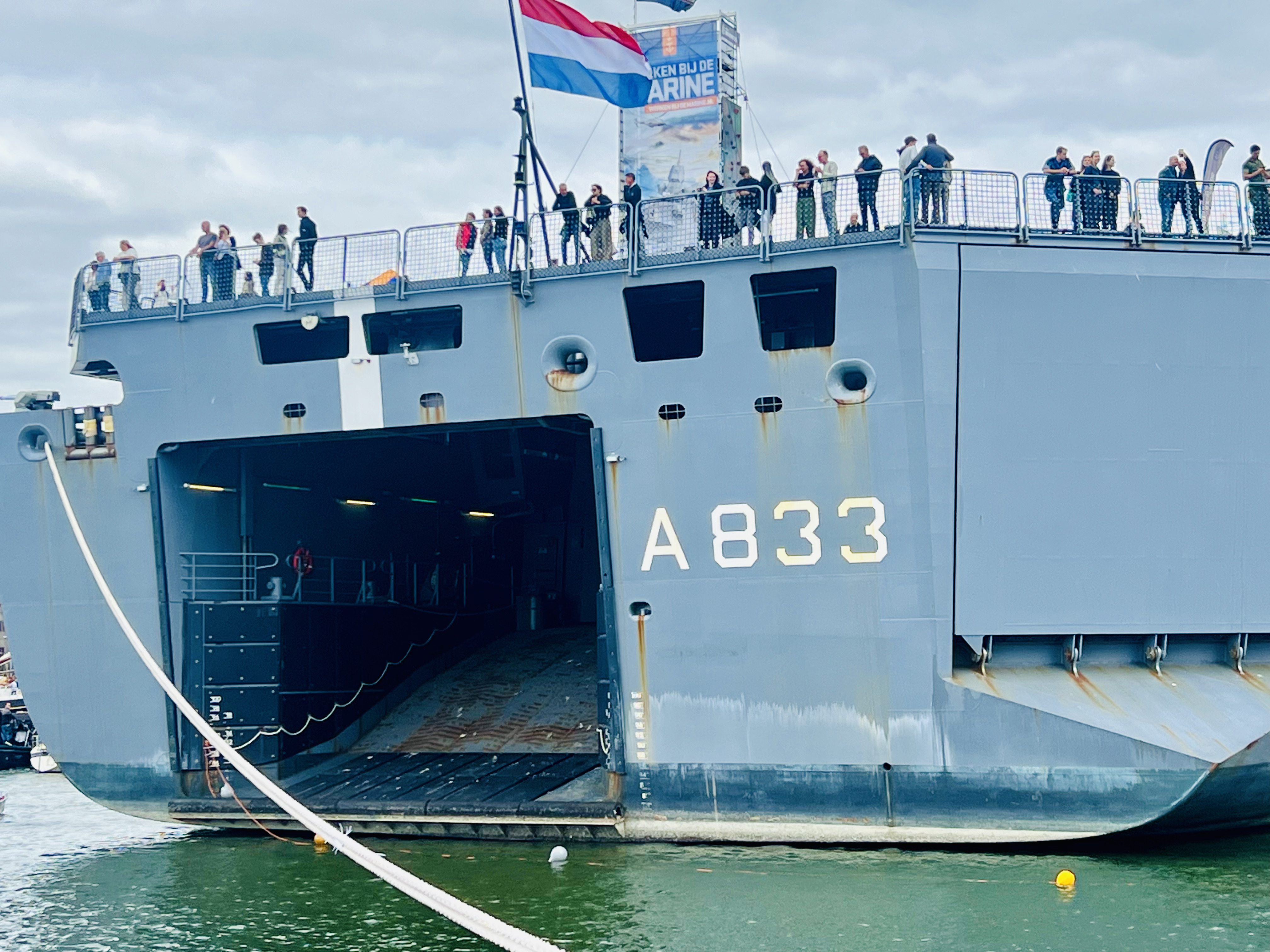 Massive marine ship
